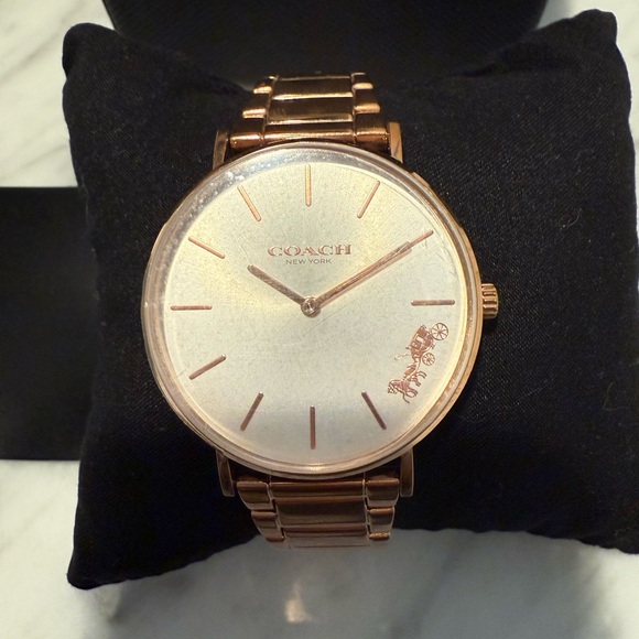 Coach Women’s Rose Gold Perry Watch - Picture 1 of 4